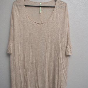 Lani California Striped Sheer Shirt